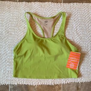 NWT large racerback in green tea.